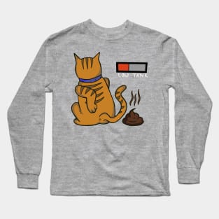 Cat with low Tank Long Sleeve T-Shirt